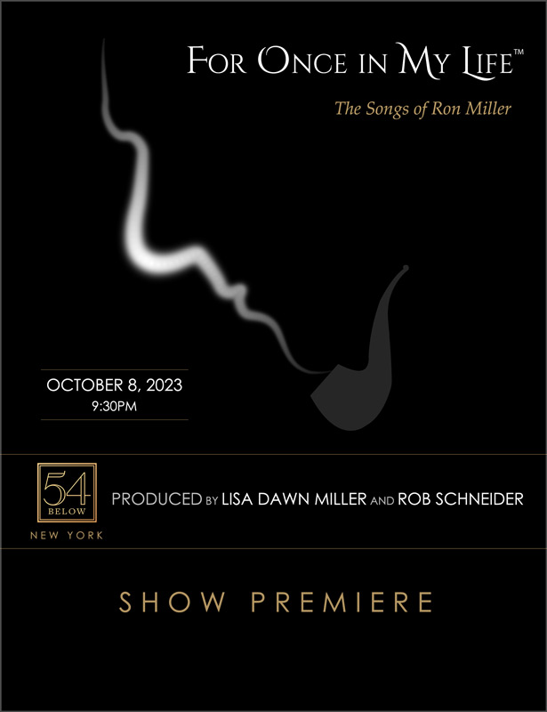 "For Once in My Life - The Songs of Ron Miller"