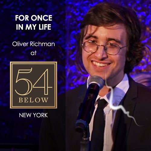 For Once in My Life at 54 Below – watch video